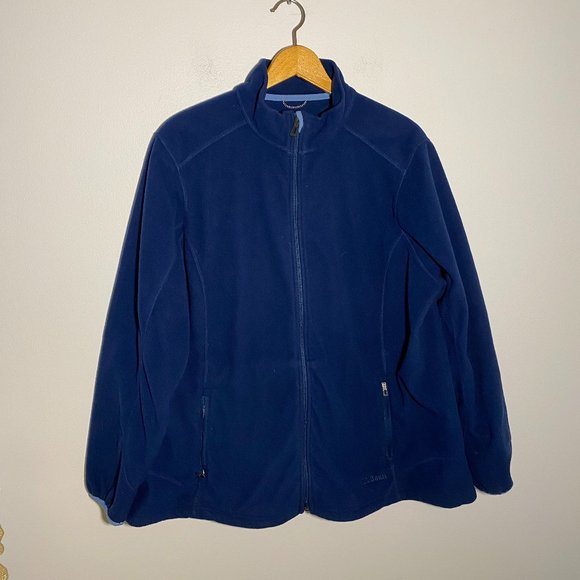 L.L. Bean Men’s Fleece Jacket Zip-up Size 1X - Picture 1 of 8